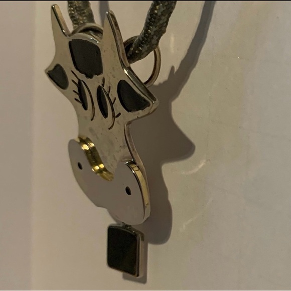 Cow Pin Silver Tone Pin or Pendant - GUC - Picture 6 of 7